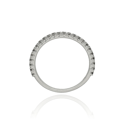 Fehér arany gyűrű 54-es méret (B50317)